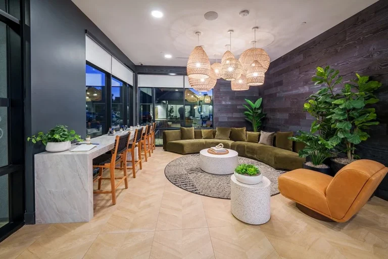 Axis @ Davis: Lobby lounge