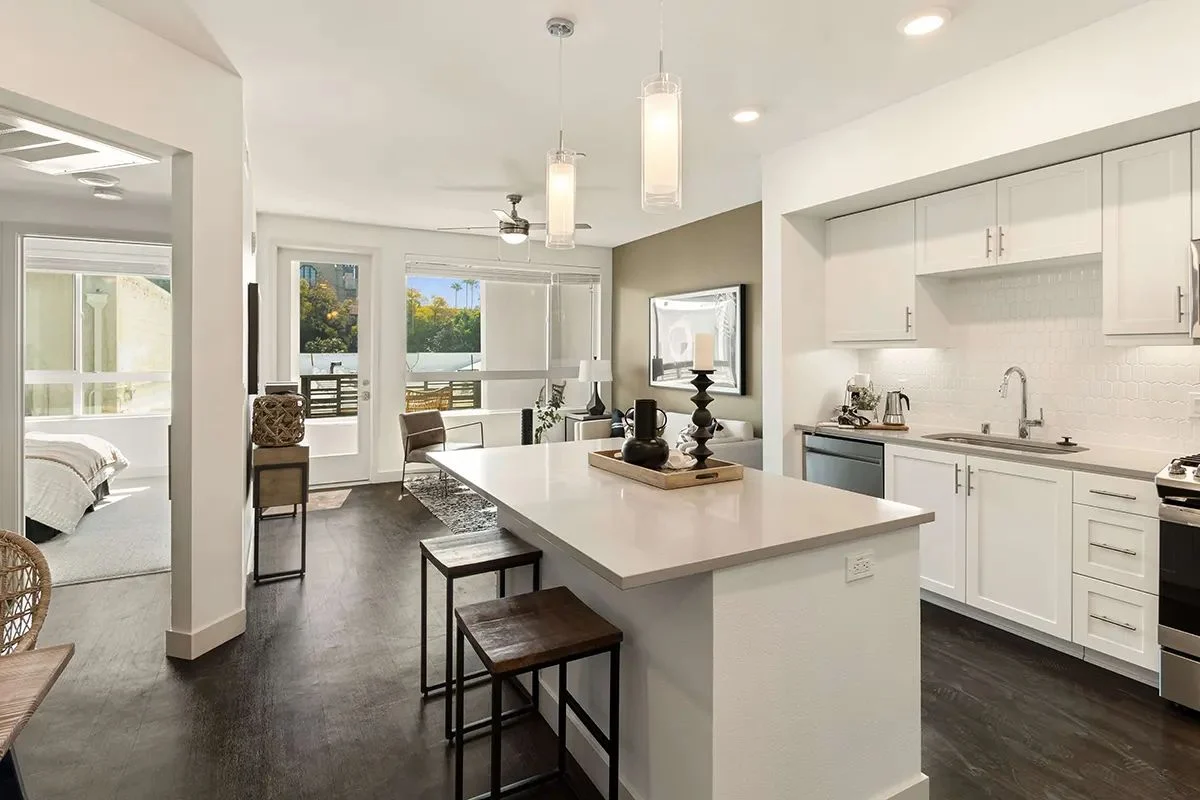 The Mark: Model unit kitchen