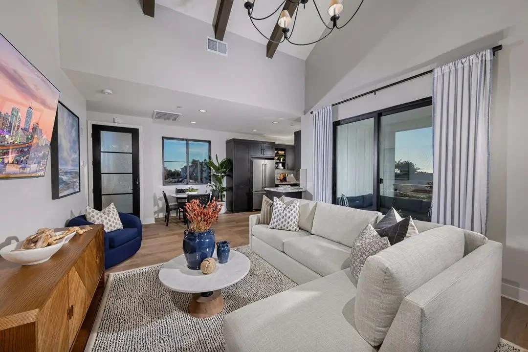 Fox Point Farms Plan 7 model home great room