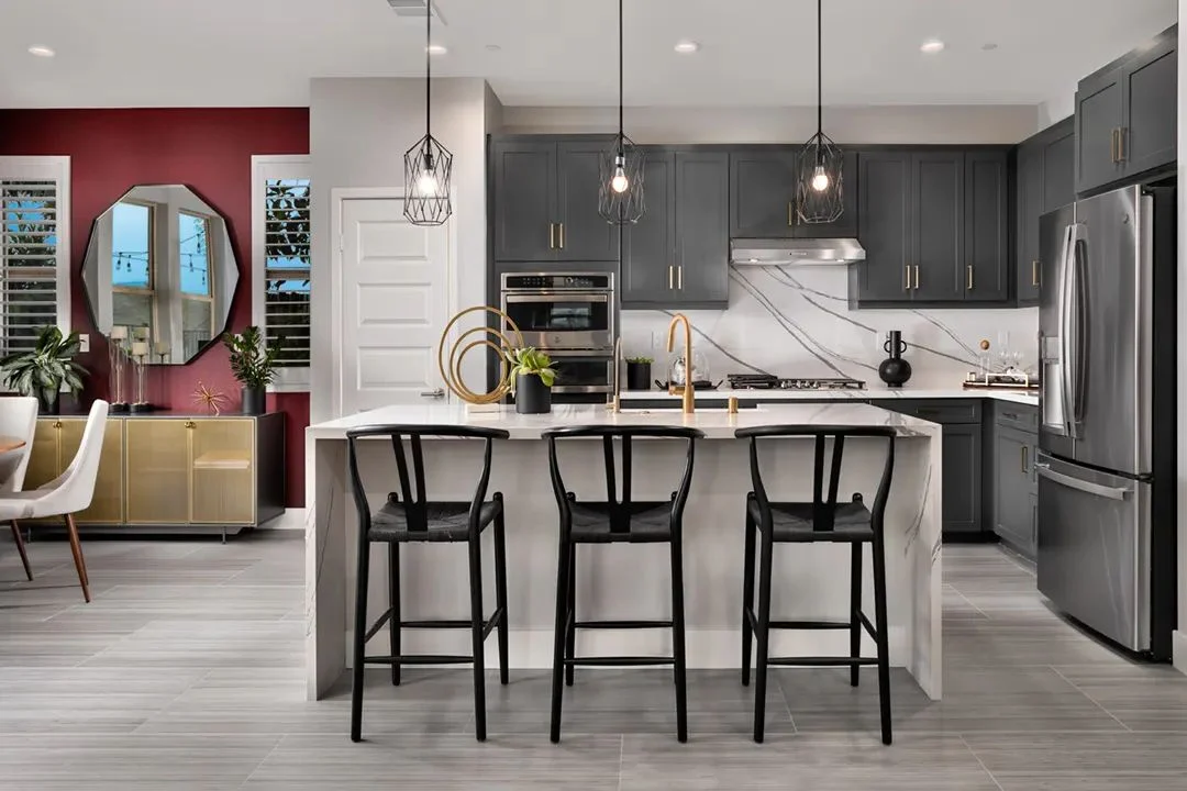 Lucca at Cota Vera Plan 1 model home kitchen