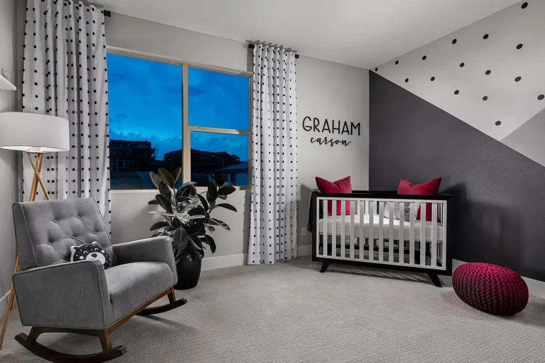Lucca at Cota Vera Plan 1 model home nursery