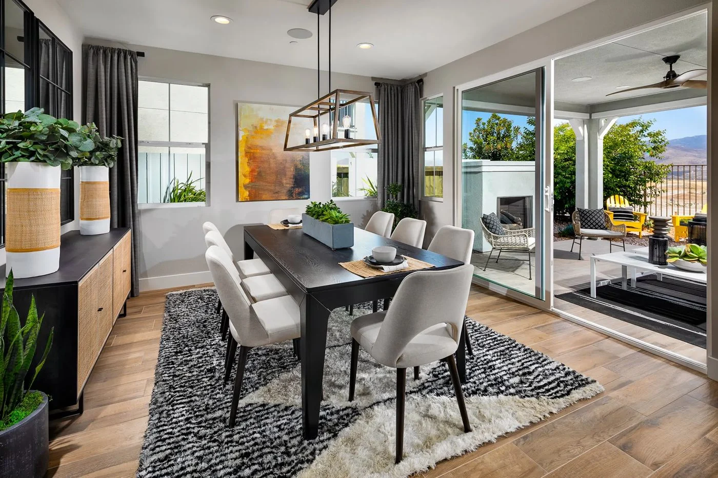 Lucca at Cota Vera Plan 3 model home dining room