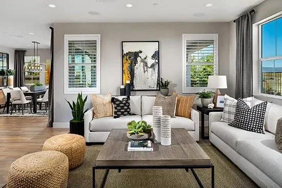 Lucca at Cota Vera Plan 3 model home great room