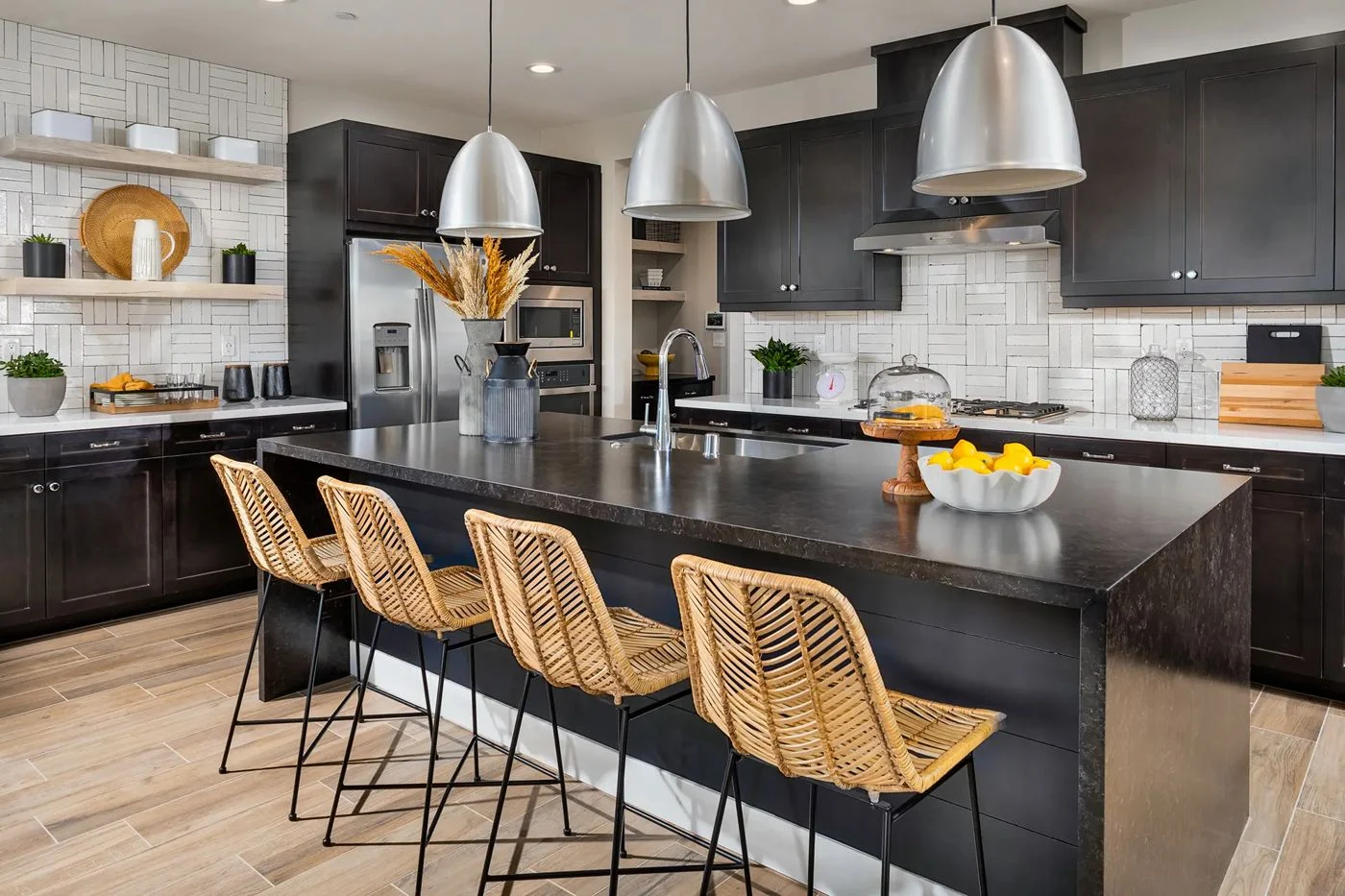 Lucca at Cota Vera Plan 3 model home kitchen