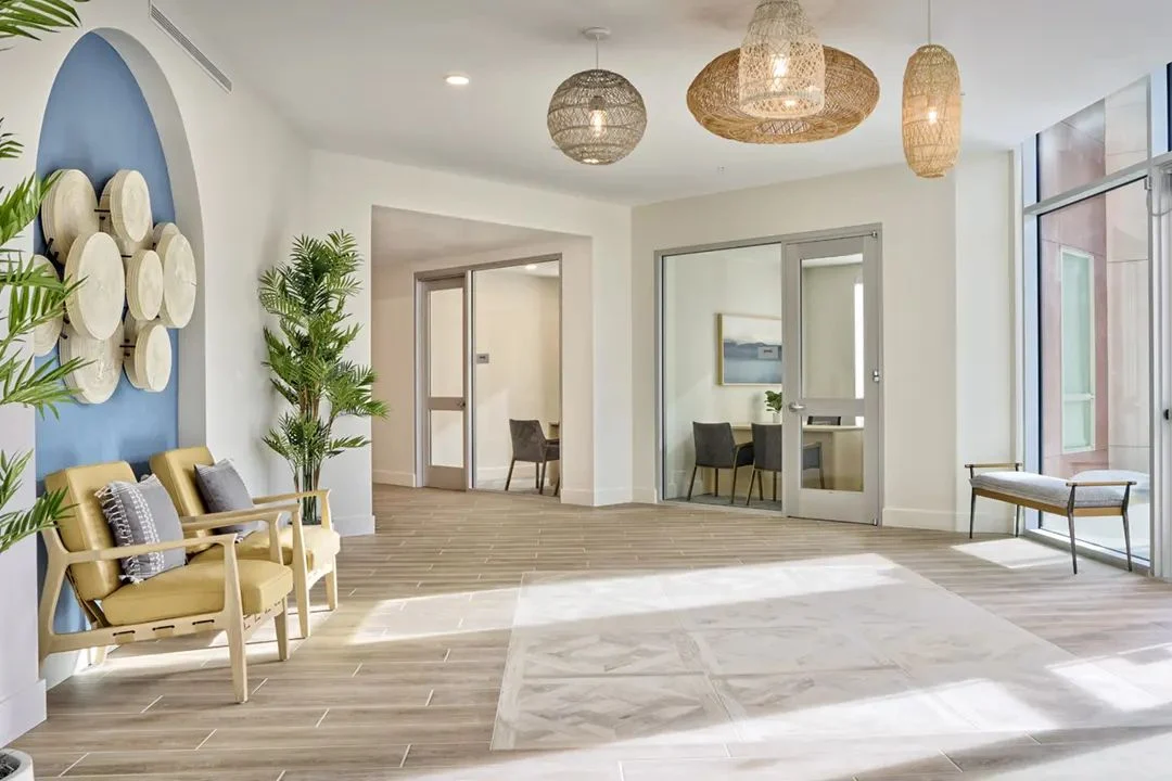 Aspen Wood Senior Living entry lobby